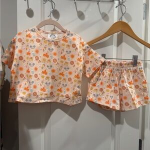 Boys 2pc summer shorts set size 12-18 months NEW